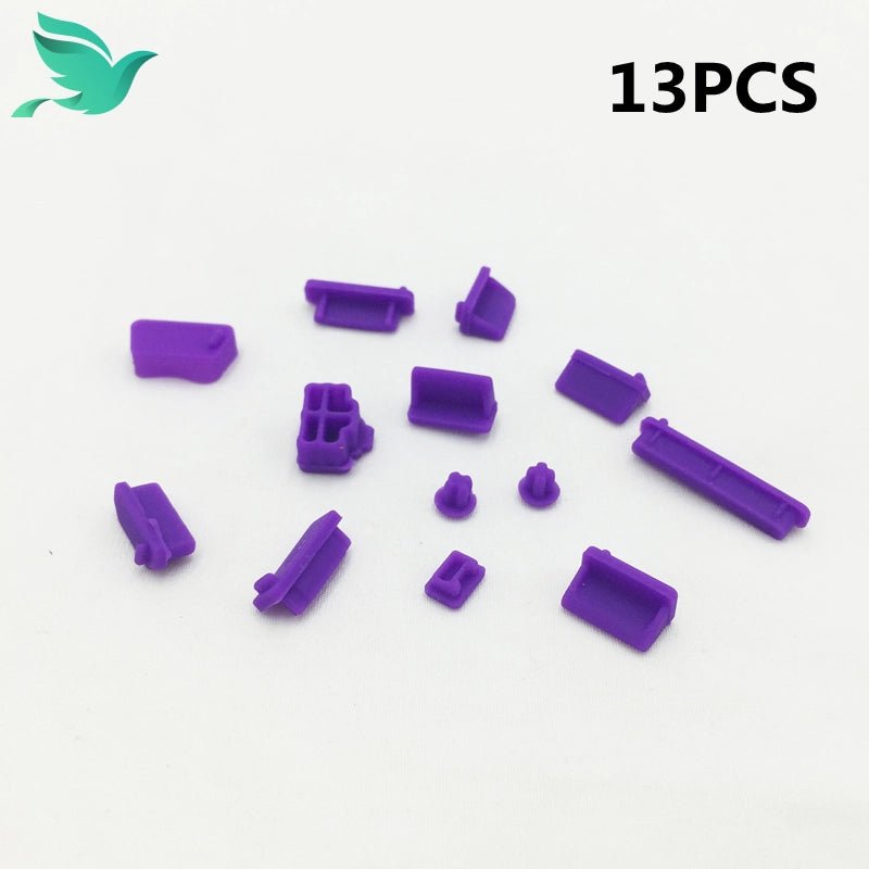 16 - in - 1 Universal Laptop Dust Plug - USB, HDMI, Audio, SD, VGA, Type - C - Swiftwintek