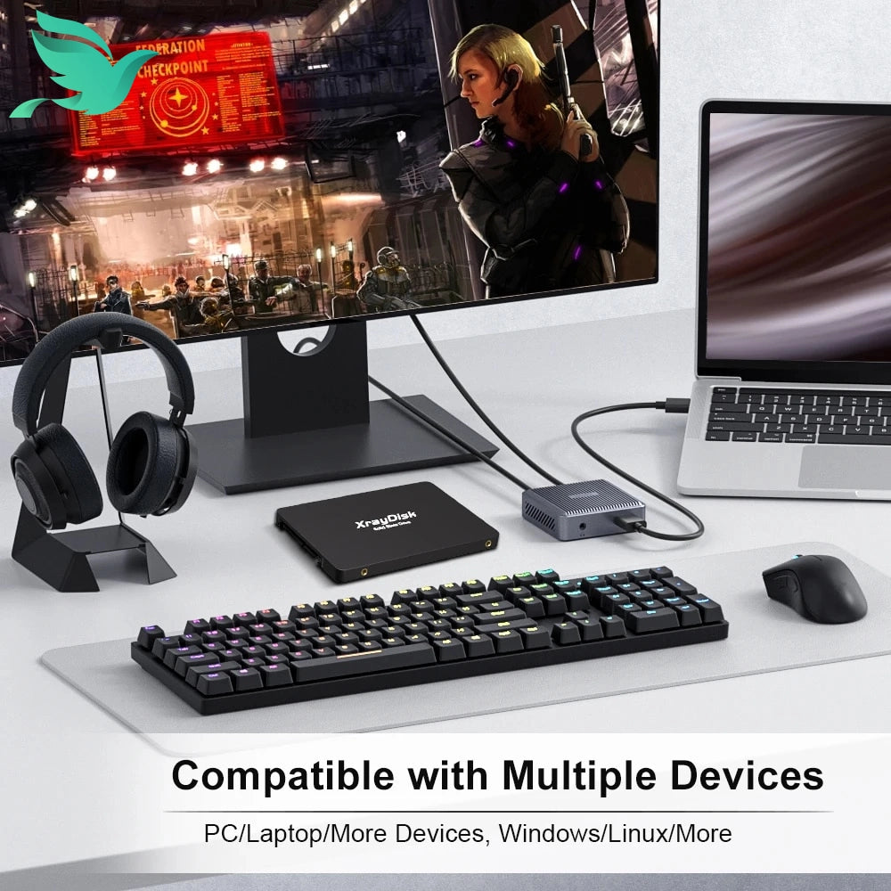 High-Speed Xraydisk SATA3 SSD - 1TB to 120GB Internal Drive for Laptop & Desktop