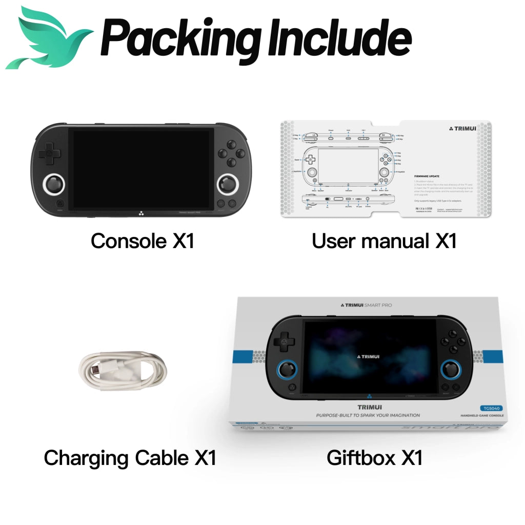 Trimui Smart Pro Handheld Game Console - Retro Video Game Player