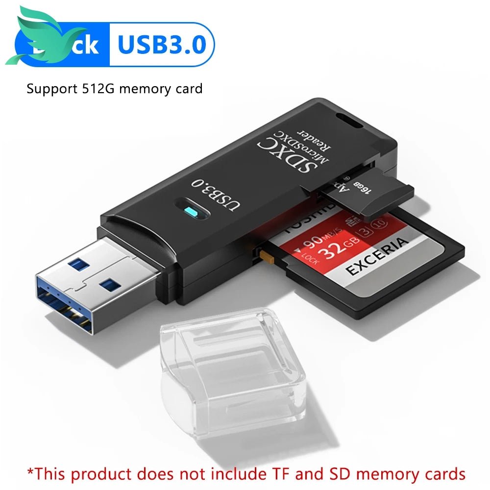 2 - in - 1 USB 3.0 Card Reader - Swiftwintek