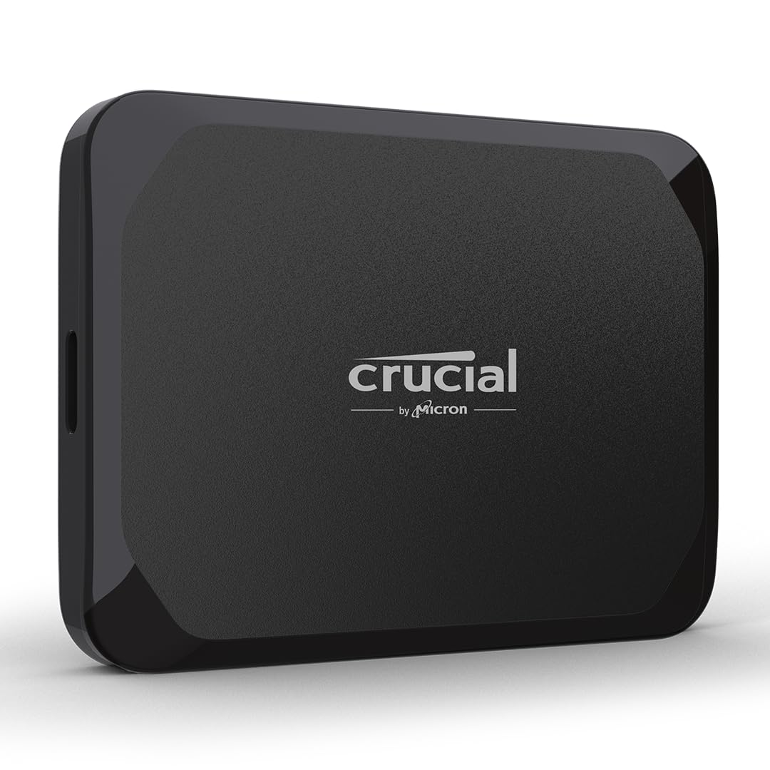 Crucial X9 1TB Portable External SSD - Up to 1050MB/s - Works with PlayStation, Xbox, PC and Mac - USB-C 3.2 - CT1000X9SSD902