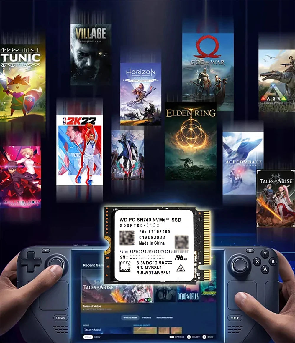 Western Digital WD SN740 1TB 2TB SSD - M.2 Gen4 PCIe 4.0 X4 NVMe