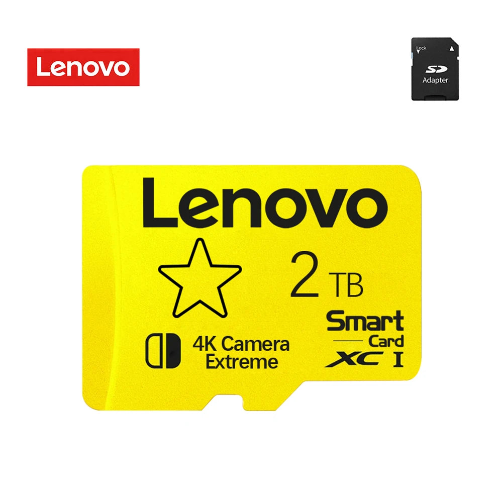 Lenovo 2TB, 1TB, 512GB, 256GB, 128GB Micro SD & TF Memory Cards for Nintendo Switch & PS5