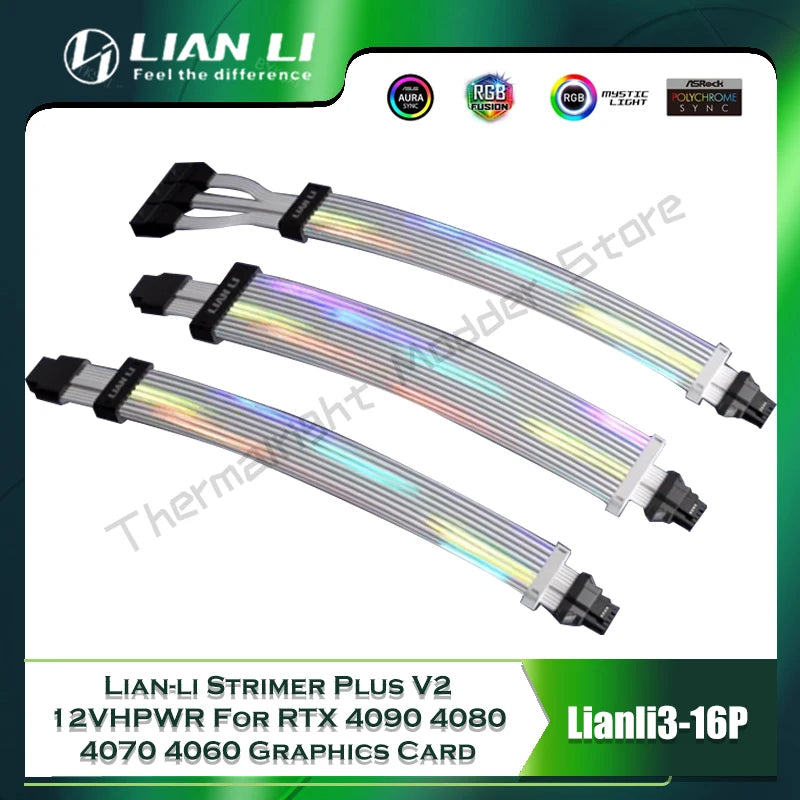 Lian-li Strimer Plus V2 12VHPWR For RTX 4090 4080 4070 4060
