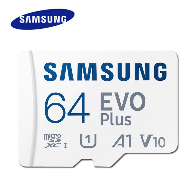 SAMSUNG EVO Plus MicroSD Memory Card - 64GB, 128GB, 256GB, 512GB UHS-I Class 10 with Read Speed up to 130MB/s