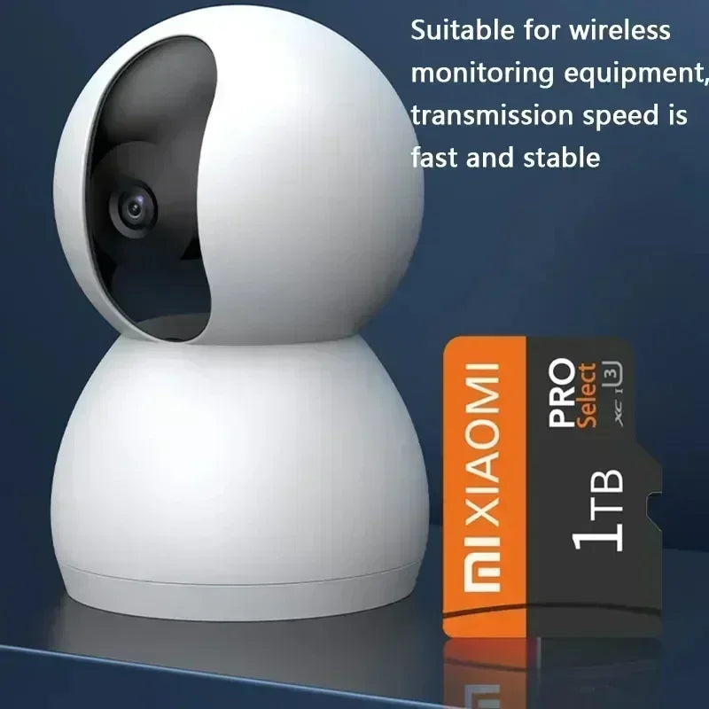 Xiaomi 2TB Micro SD Card - High-Speed 128GB to 1TB Storage, 90MB/s Class 10 U3, Ideal for 4K HD Videos and USB Card Reader Compatibility