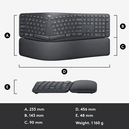 Logitech ERGO K860 Wireless Split Ergonomic Keyboard