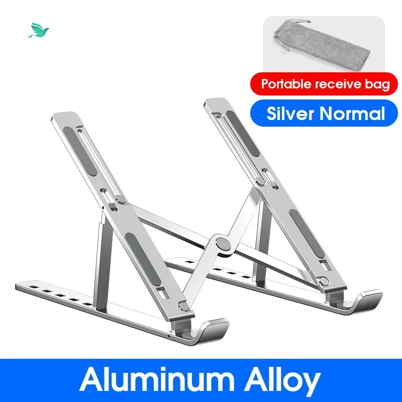 Adjustable Aluminum Laptop Stand - Portable & Non-slip