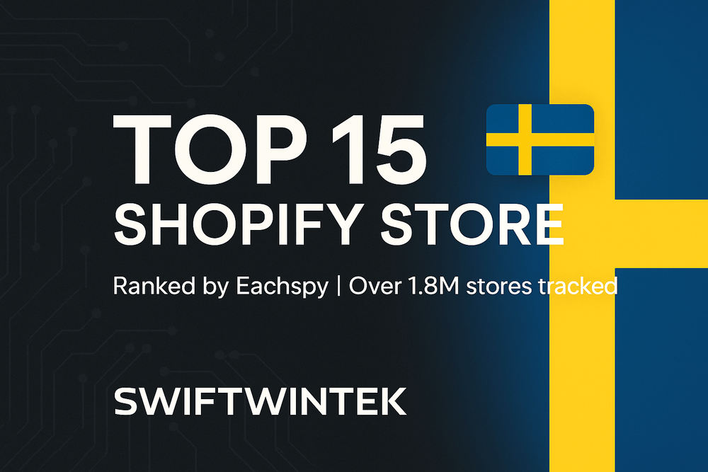 Ranked Top 15: Swiftwintek Joins Sweden’s Leading Shopify Stores