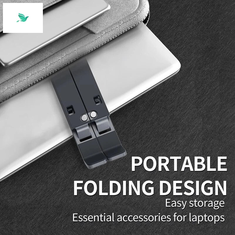 Adjustable Aluminum Laptop Stand - Portable & Non-slip