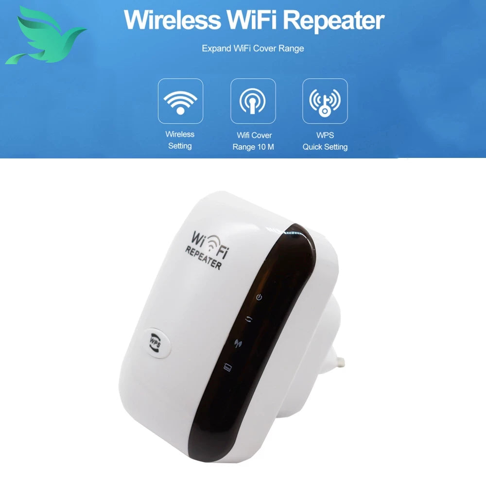 FENVI 300Mbps WiFi Repeater 2.4GHz Network Range Extender