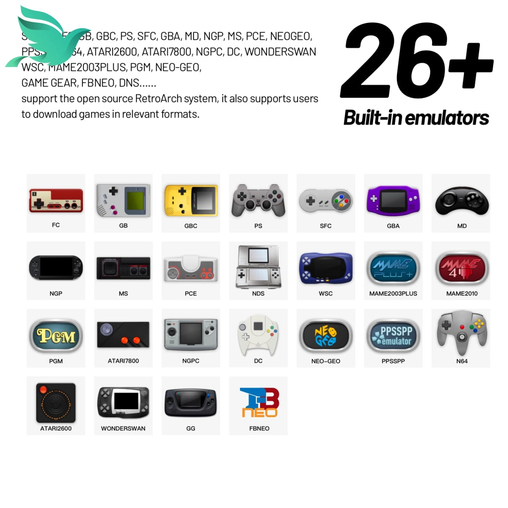 Trimui Smart Pro Handheld Game Console - Retro Video Game Player