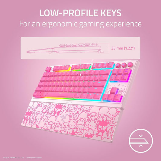Razer Ornata V3 TKL Hello Kitty and Friends Gaming Keyboard