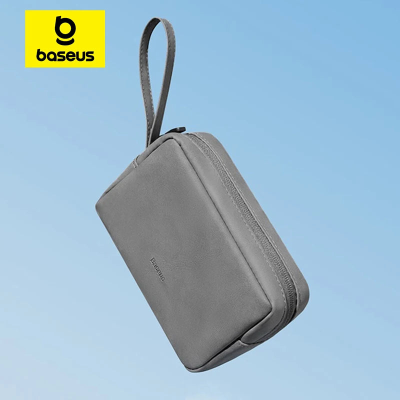 Estuche organizador de dispositivos electrónicos Baseus EasyJourney para iPhone 15/14 Pro Max: estuche con cremallera para guardar cables, cargadores y accesorios