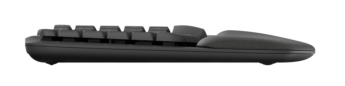 Logitech Wave Keys for Business Wireless Ergonomic Keyboard – Graphite
