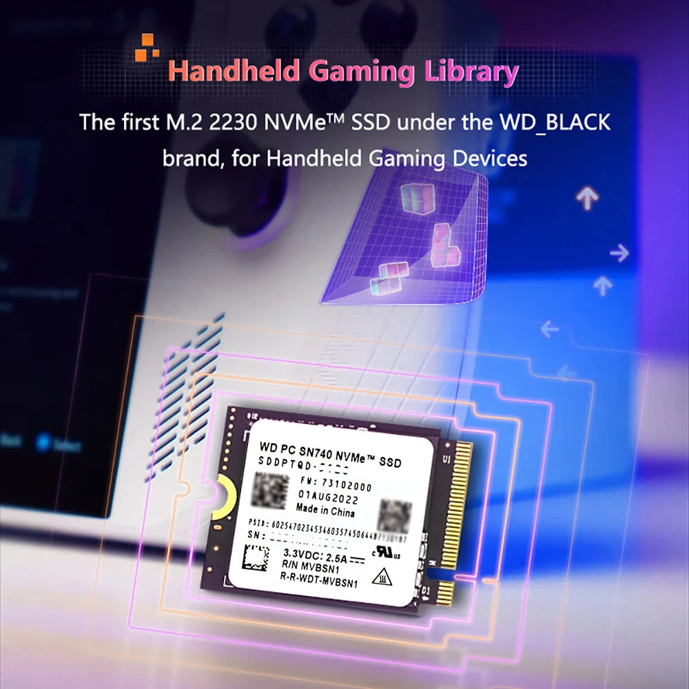 Western Digital WD SN740 1TB 2TB SSD - M.2 Gen4 PCIe 4.0 X4 NVMe