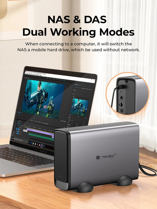 ORICO Mini Metal Box NAS 3.5\" Type-C Storage