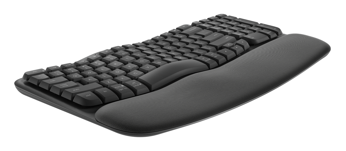 Logitech Wave Keys for Business Wireless Ergonomic Keyboard – Graphite