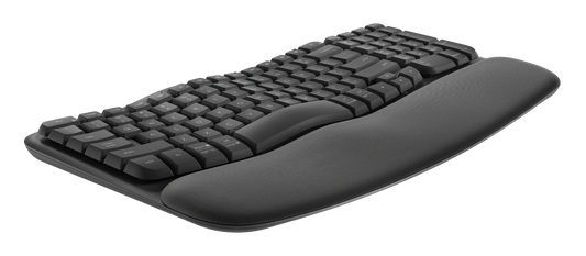 Logitech Wave Keys for Business Wireless Ergonomic Keyboard – Graphite