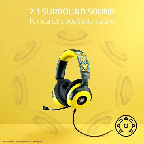 Razer Kraken V4 X Pokémon Edition Wired Gaming Headset