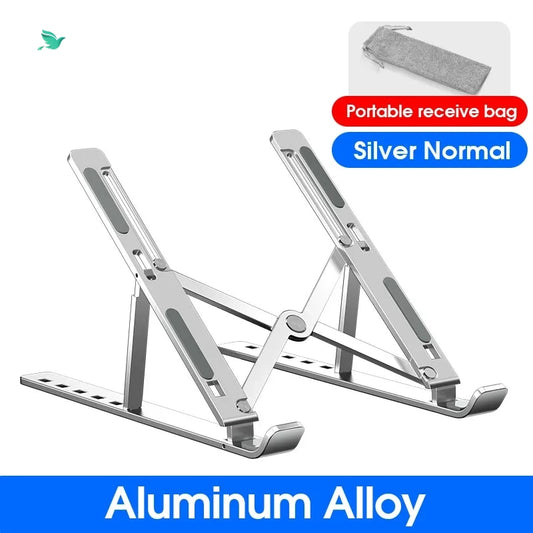 Adjustable Aluminum Laptop Stand - Portable & Non-slip